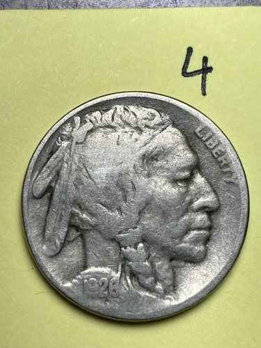 1926-S  BUFFALO NICKEL, very good condition, #4