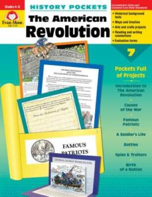 History Pockets: The American Revolution - Paperback By Evan Moor - GOOD