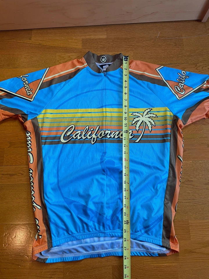 Camiseta de Ciclismo Canari Talla XL 50% Cremallera 3 Bolsillos Traseros Hecha en EE. UU. Foto 3 de 4