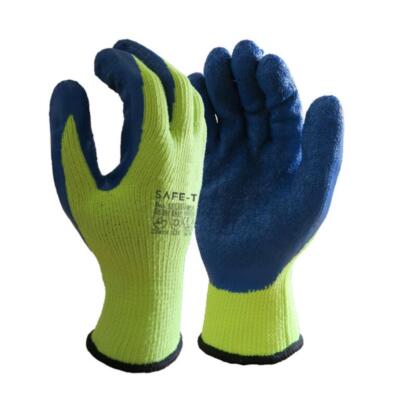 SAFE-T Warm Wärmedämmung Latexgriff Wasserdicht Palme Winter Arbeitshandschuhe
