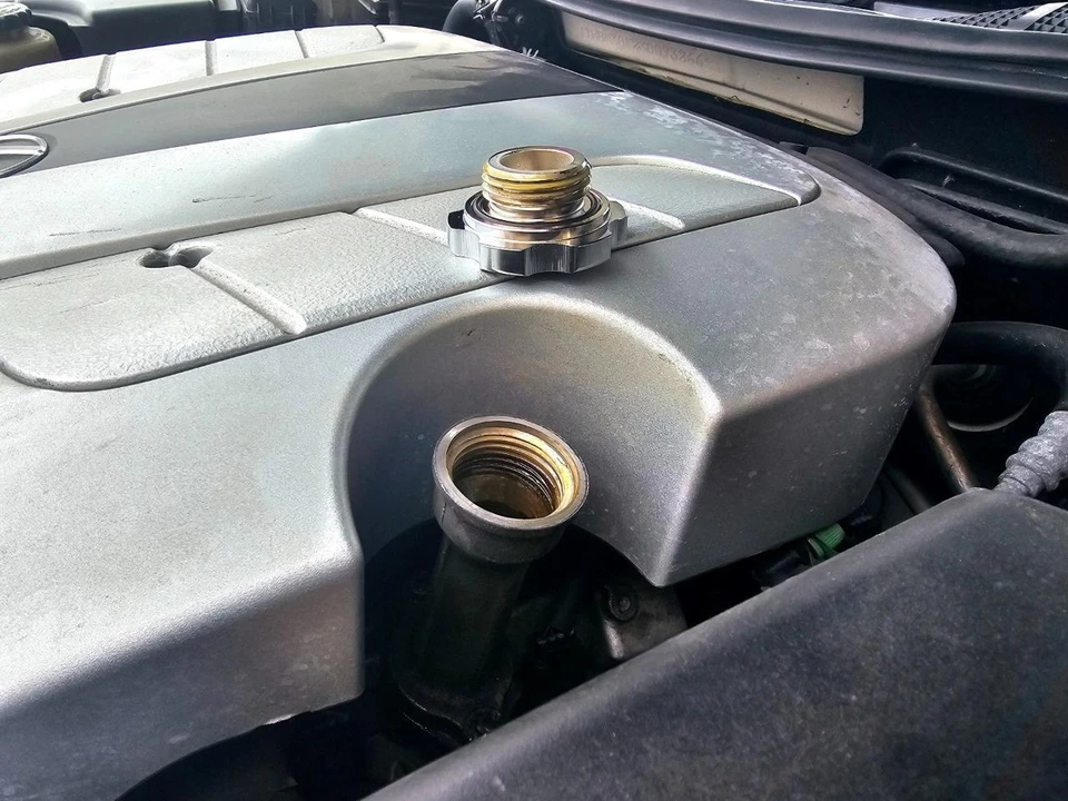 Алюминиевая заготовка неоригинального качества для Lexus LS400 LS430 хромированная масляная крышка уплотнительное кольцо - Изображение 4 из 4