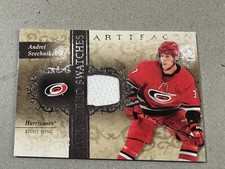 2021-22 Upper Deck Artifacts #TS-AS Andrei Svechnikov Treasured Swatches
