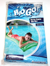 Bestway H2O Go Adult Green Matte Finish Inflatable Air Mat - 72 in. x 27 in.