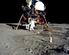 APOLLO 11 BUZZ ALDRIN LUNAR MODULE 11x14 GLOSSY PHOTO PRINT