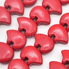 Red Zuni Style Bear Howlite Bead Bear Stone 17mm Magnesite Turquoise Beads 15''