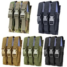 Condor MA37 Tactical MOLLE Triple Rifle Pistol Universal Long Magazine Pouch
