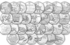 2012 London Olympics 50p Pence Coins Circulated 2011