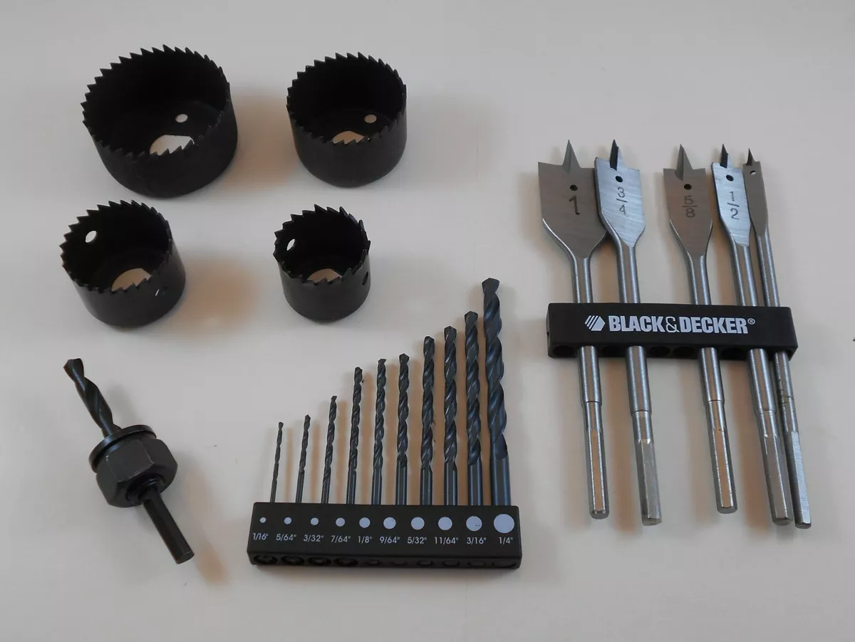 Black & Decker 20 Piece Drill Bit Set