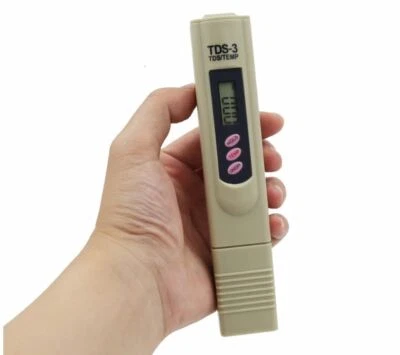 Portable TDS-3 Meter Water Quality Purity Tester Digital PPM, Battery Included.