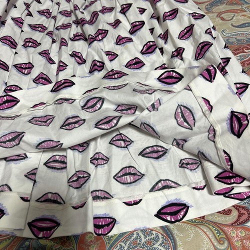 Used Prada Lip Pattern Skirt Knee Length Skirt Women Size 40 Skirt Length 63cm - Picture 4 of 4