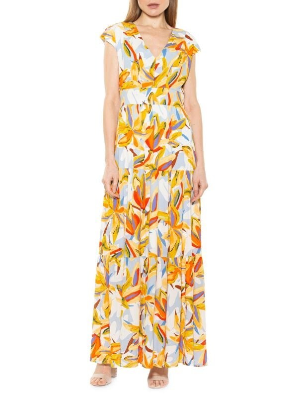 alexia admor maxi dress Alexia Admor Women's Arya Sweetheart Maxi Dress, Blue, 6