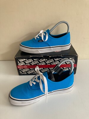 Vans Off The Wall Red Canvas Lace Up Shoes (UK Size 2 / EU33 / 20.5cms / 2.5US)