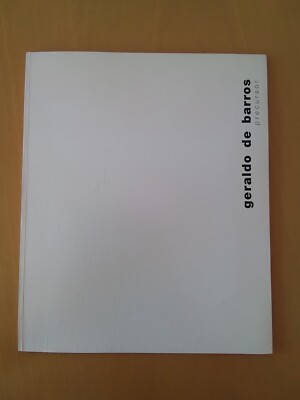 geraldo de barros, Precursor, Austellungskatalog, Zustand Gut