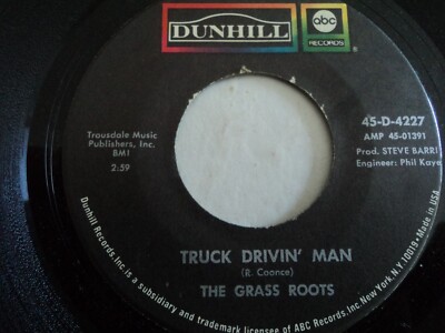 The Grass Roots - Truck Drivin Man - US pressing 