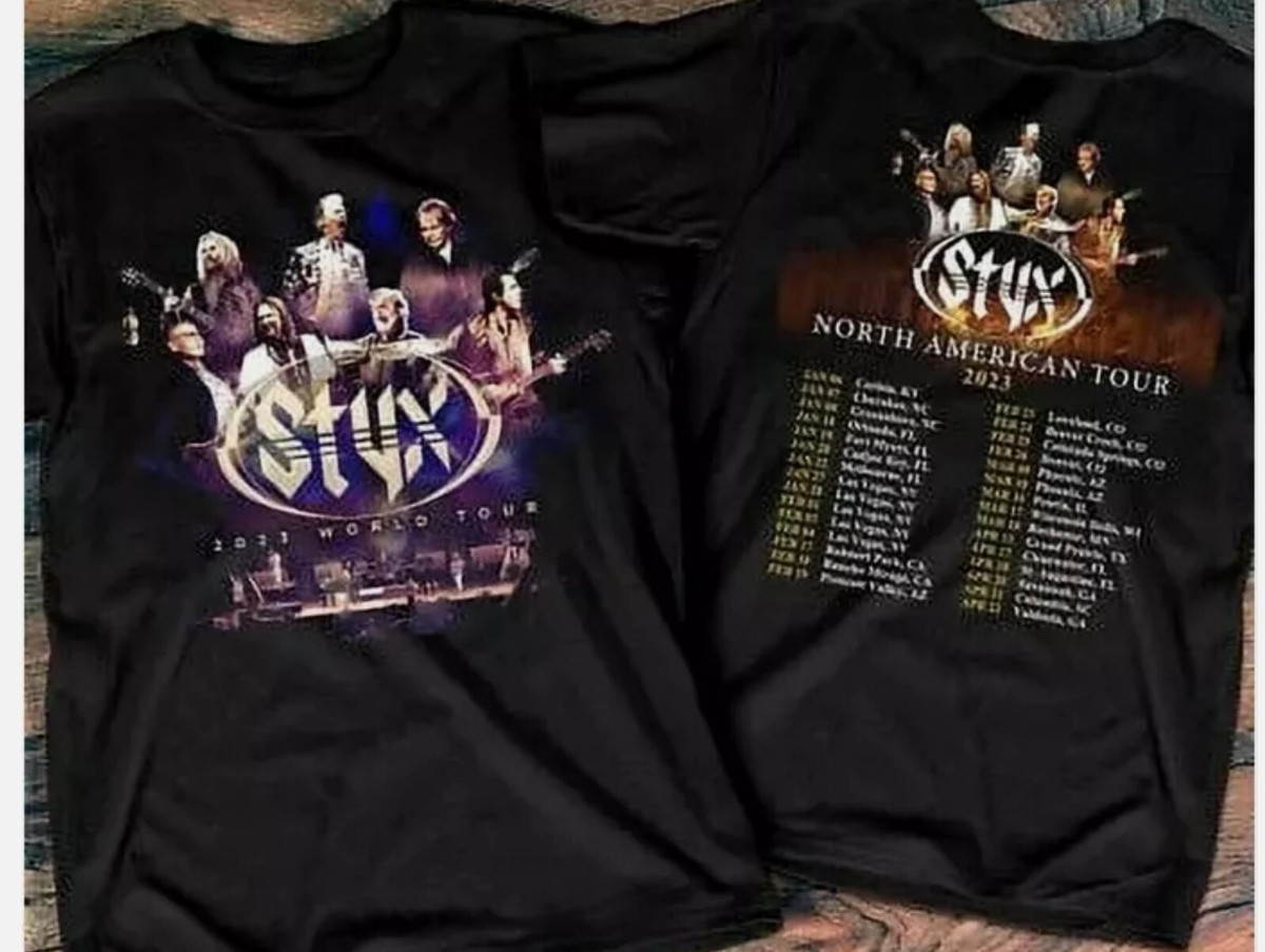 Styx Tour Concert T-Shirt, North American Tour 2025 | eBay