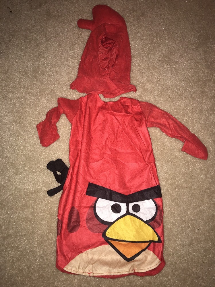 Rovio Angry Birds Red Bird Infant Baby Halloween Costume 12-18 months