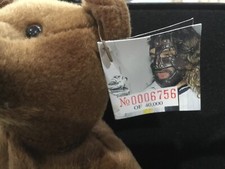 1999 Stone Mankind WWF Attitude Bear New w/tags Brown  Have a Nice Day 