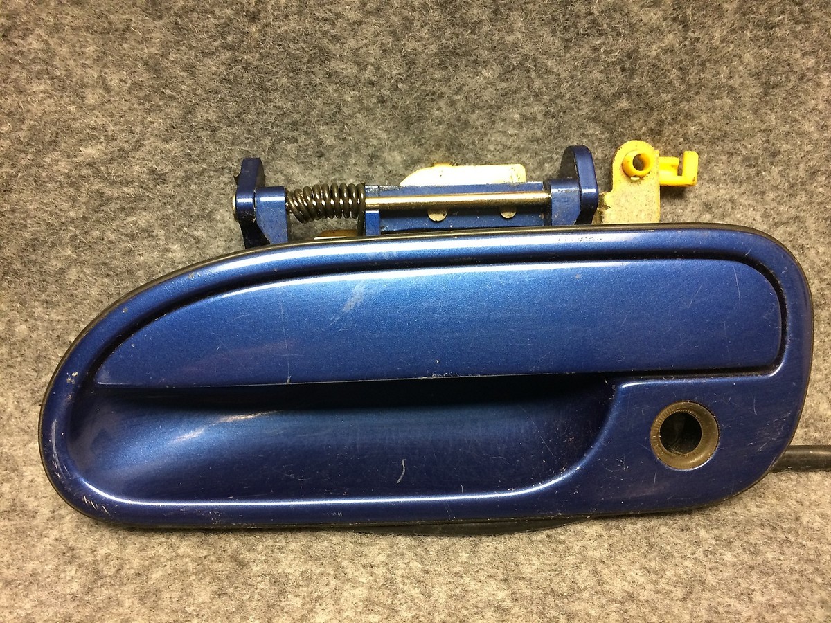1992-1997 Subaru SVX LH Drivers Exterior Outer Door Handle Blue