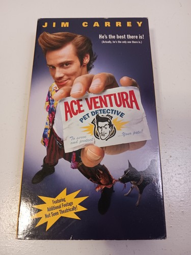 Ace Ventura Pet Detective VHS Tape Jim Carrey