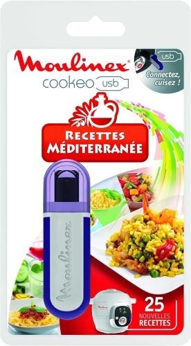 Moulinex Clé USB de 25 Recettes Méditerranée - Picture 1 of 1
