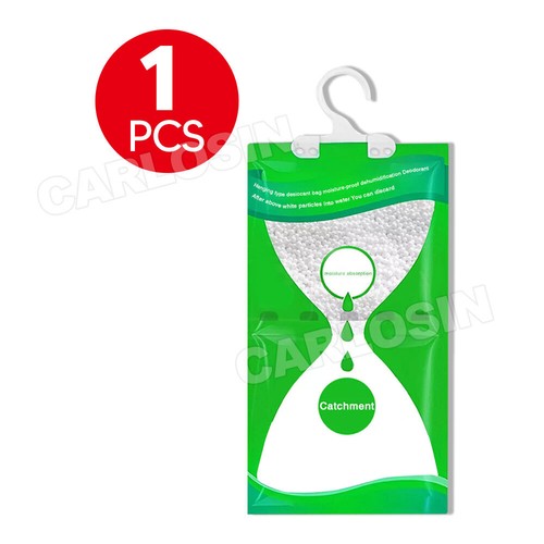 Dehumidifier Bag Moisture Absorber Hanging Wardrobe Drying Anti-mold Agent NEW - Picture 10 of 12