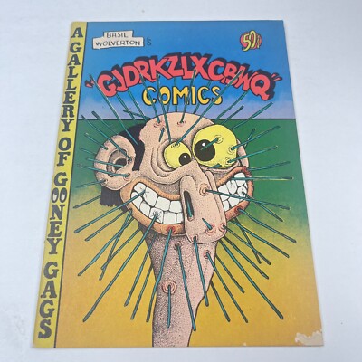 Basil Wolverton's GJDRKZLXCBWQ comics: A gallery of gooney gags Comic 50 cent