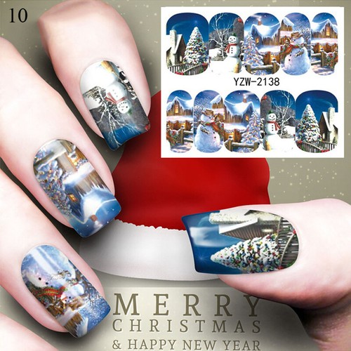 1 Sheet Flower Nail Art Sticker Decal Water Transfer Slider Nail Art Decorations - Picture 20 of 55