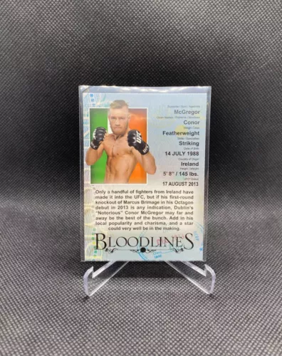 2013 Topps UFC Bloodlines Conor McGregor Insert RC