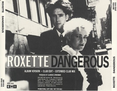 Roxette : Dangerous (CD Single Promotional)