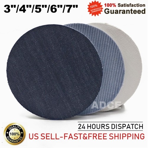 Car Orangepeel Removal Polishing Pad Denim Pads Sanding Buffing Pad Disc 3"7" eBay