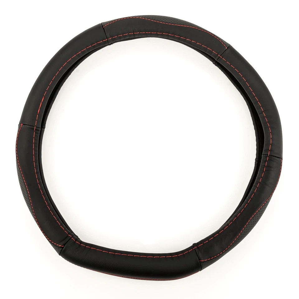 Funda De Volante Ø 38x9 Cm 15x3,5 Pulgadas Anthracite Rojo Para DAIHATSU - Imagen 2 de 4