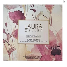 Laura Geller 9 Multi-Finish Eyeshadows, 1 Highlighter, 2 Blush Full Face Palett