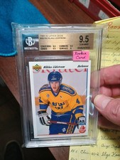 1991-92 Upper Deck Niklas Lidstrom #26 BECKETT 9.5 GEM MINT