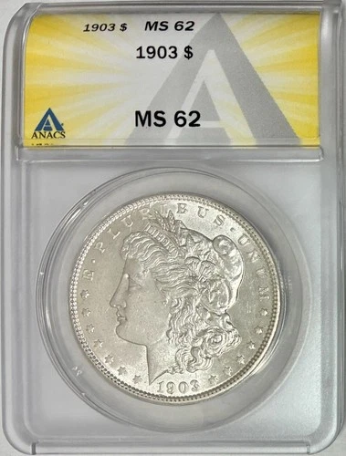 1903 Morgan Silver Dollar, ANACS MS-62, Better Date!