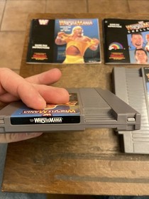 WWF Wrestlemania & Challenge w/Manual NES Nintendo