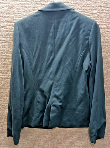 Vivienne Tam Petite Forest Green Business Casual Blazer Womens Sz PM - Picture 3 of 5