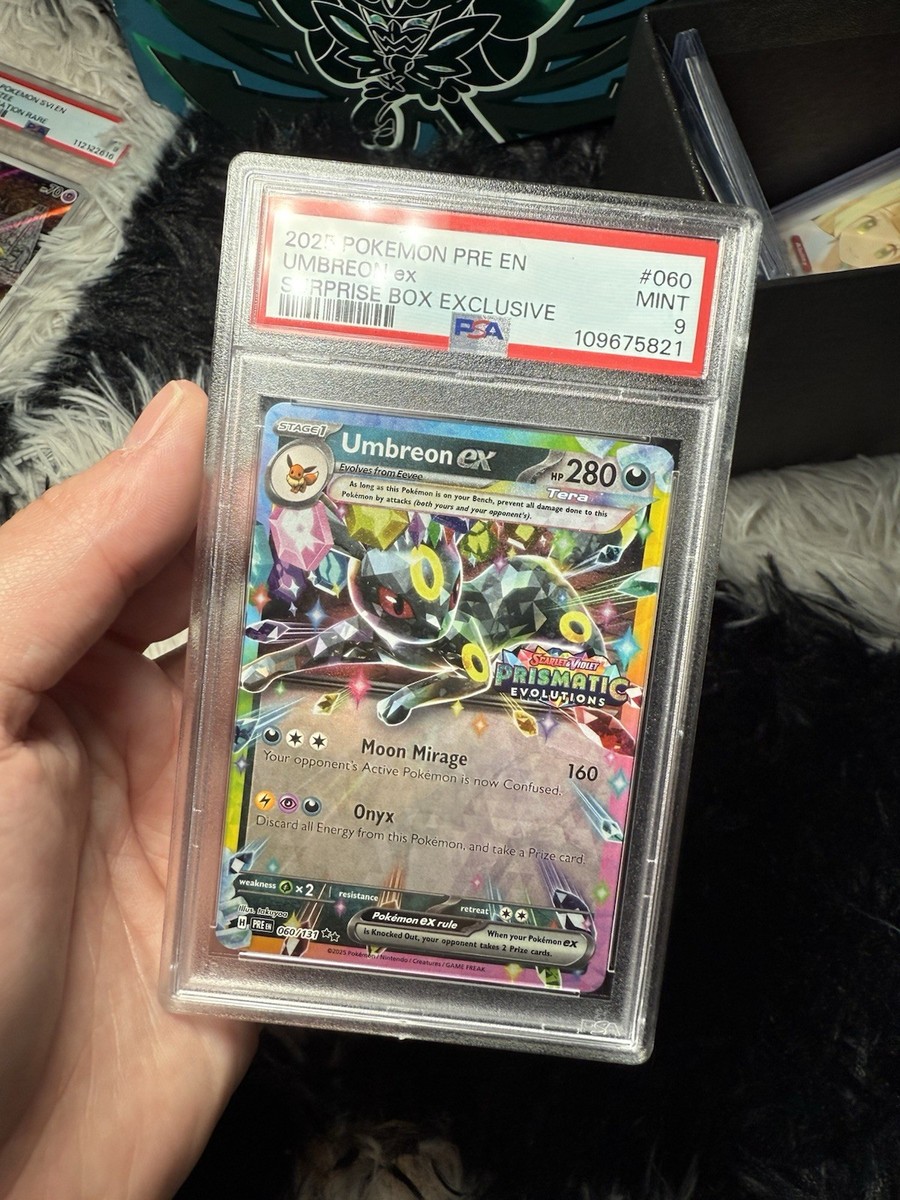 Umbreon 2011 PSA EX プロモカード Pokemon Umbreon EX Prismatic Evolutions STAMPED Promo Card PSA 9