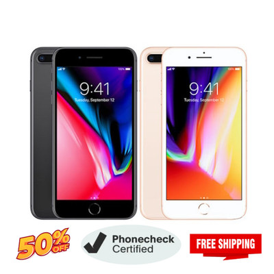 Apple iPhone 8 Plus 64GB Unlocked Verizon T-Mobile Gold Red Silver 4G
