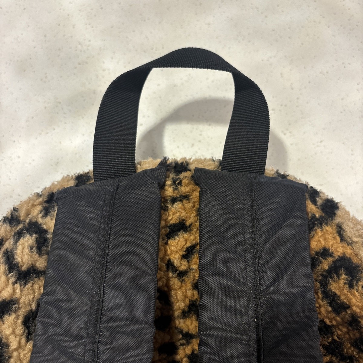 Supreme Leopard Fleece Backpack FW17 | eBay