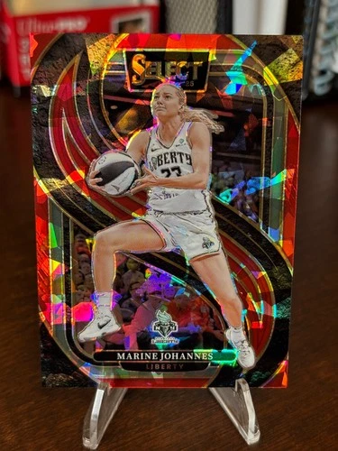 2025 Panini Select WNBA Basketball Red Ice Marine Johannes #183