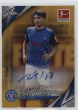 Shuto Machino Chrome Bundesliga 2024/25 Gold Refractor /50 Auto