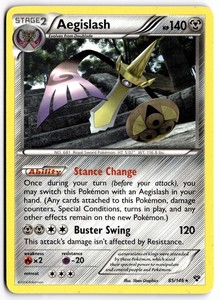 Aegislash 85/146 XY Base Set Rare