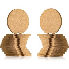 24 Pcs Car Coasters Cup Holder Insert Coaster,Absorbent Cork with Fingertip Grip