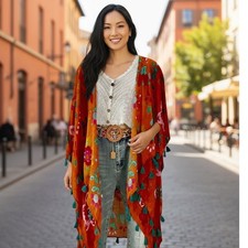 Fall/summer Cover-up Long