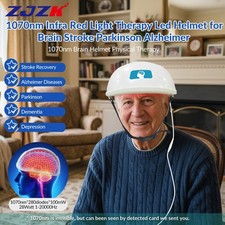 1070nmPhotobiomodulation Brain Stimulation Helmet NIR Light for Migraine Anxiety