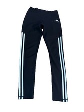 Women  s Adidas Black 3 Stripe Leggings Climate Size Small 225