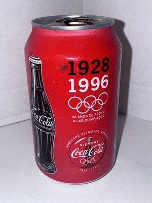 1928-1996 Coca Cola 12oz Can 68 support for the Olympics | eBay