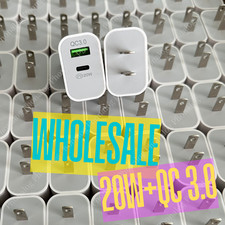 For iPhone 17 16 15 11 20W Fast Charger Block USB Type C Wall Power Adapter Lot