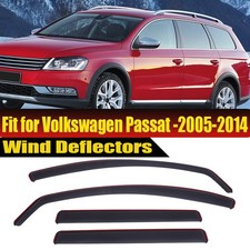 schwarz getönt Regenabweiser Windabweiser  Für VW Passat B6 B7 Kombi 2005-2015
