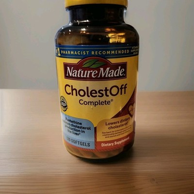 Nature Made CholestOff Complete - 120 Softgels Brand New Sealed. Exp 2/26